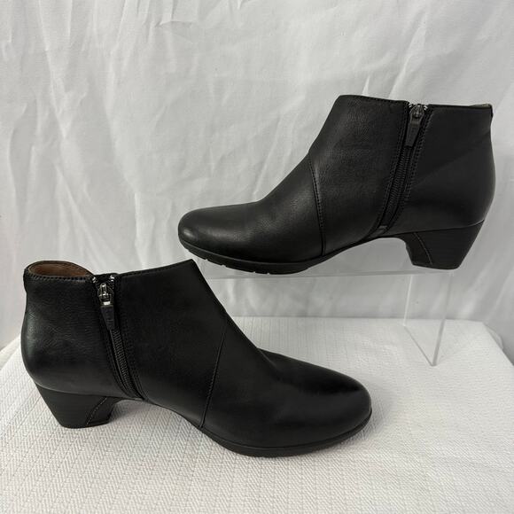 Dansko Darbie Ankle Boots Black Leather Women's 9 - Picture 11 of 12